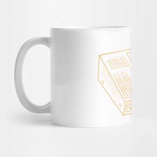 Beat Maker (Yellow Orange Lines) Analog / Music Mug